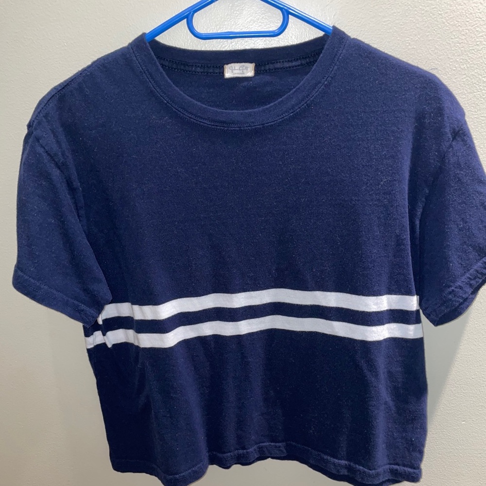 navy brandy tshirt with white strips